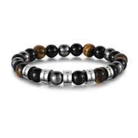 Personalized Stone Bead Name Bracelet