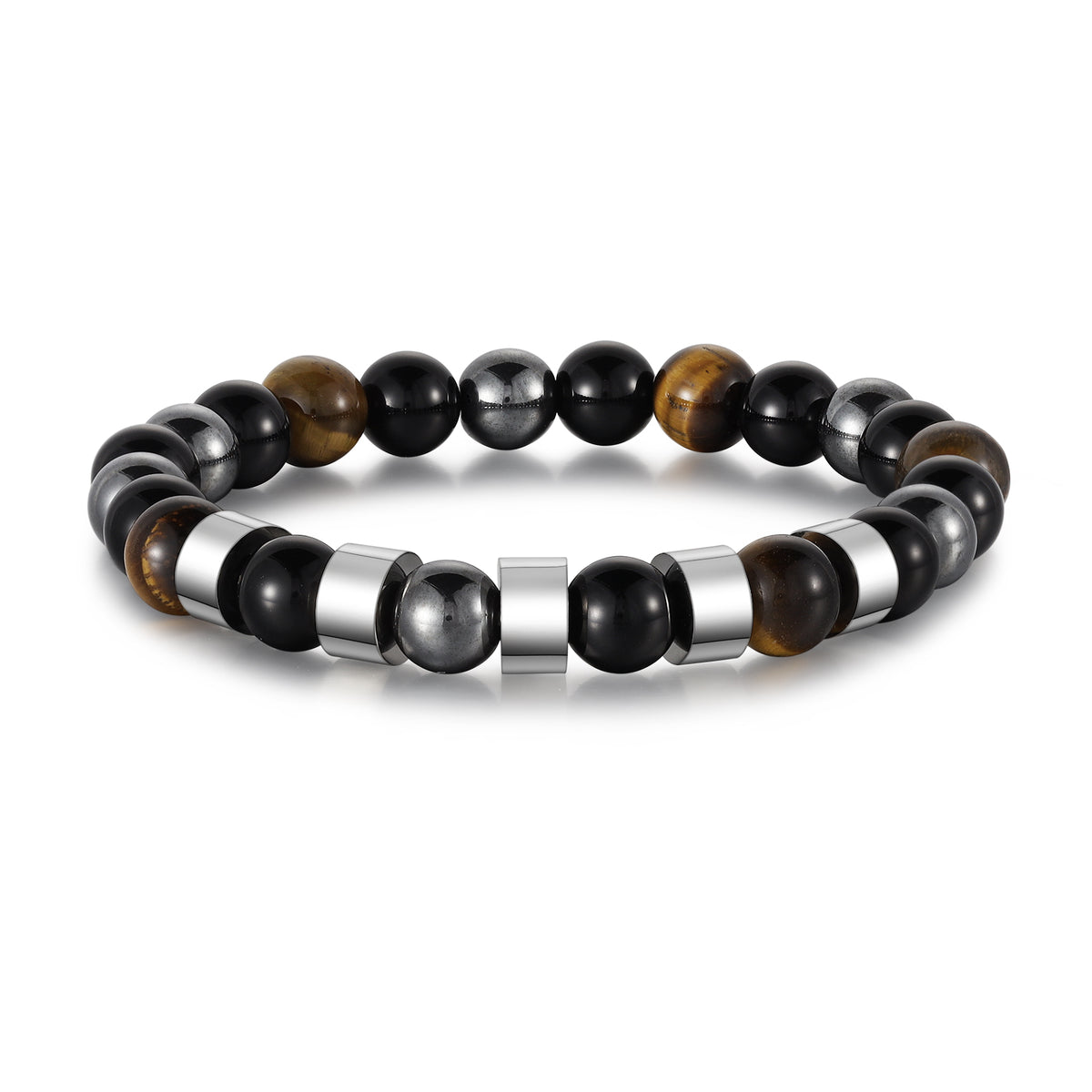 Personalized Stone Bead Name Bracelet