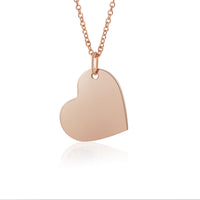 Personalized Fingerprint Heart Name Necklace