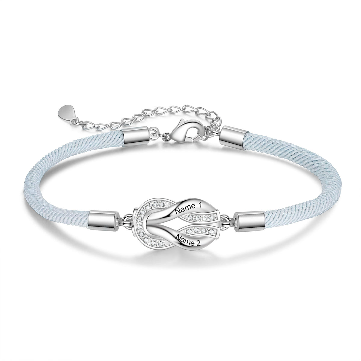 Personalized Name Couple Rope Bracelet