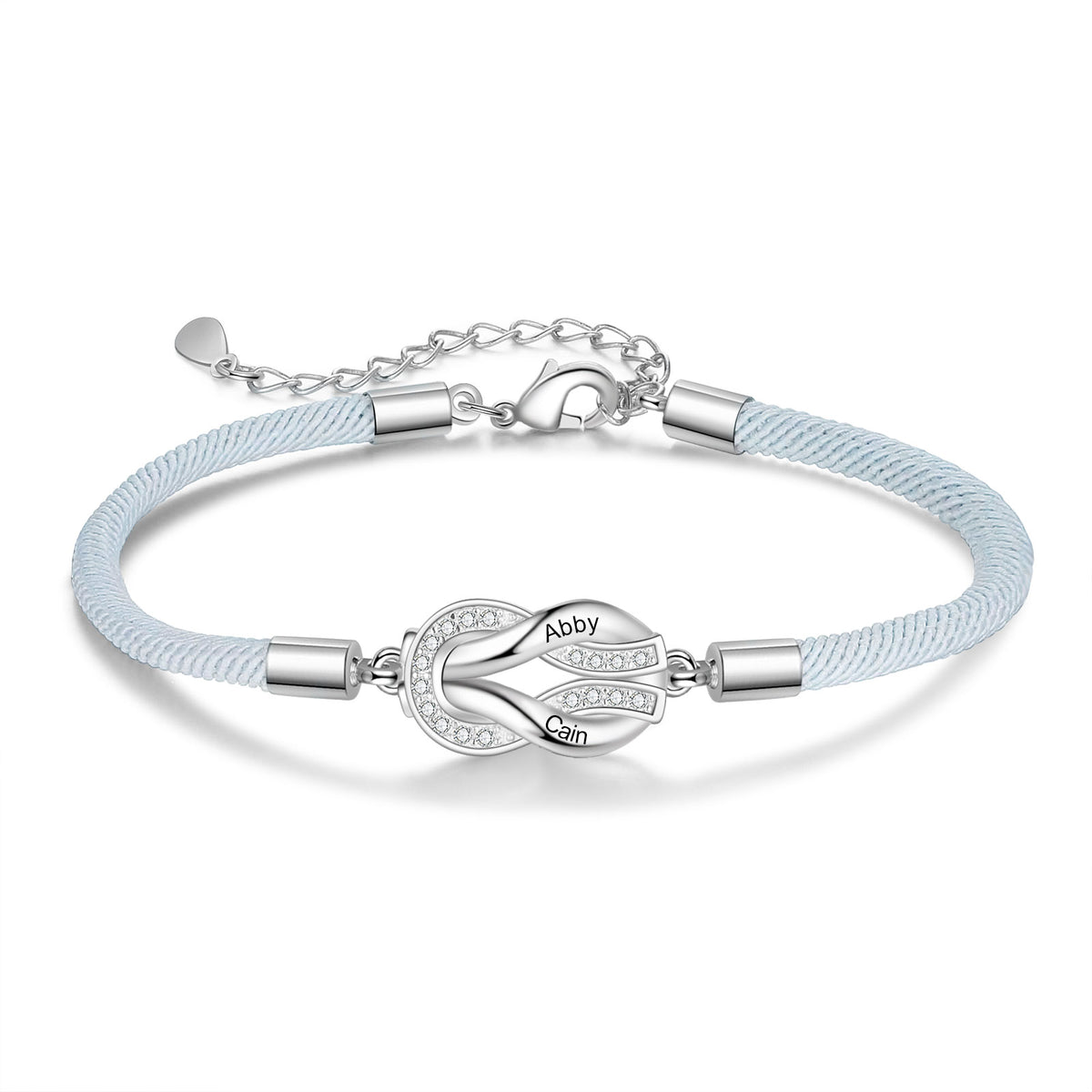 Personalized Name Couple Rope Bracelet