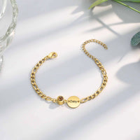 Personalized Name Disc Photo Projection Bracelet