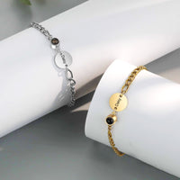 Personalized Name Disc Photo Projection Bracelet