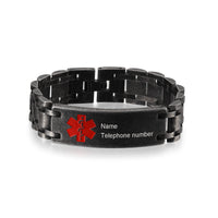 Men's Vintage Link Medical ID Bracelet