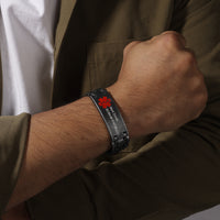 Men's Vintage Link Medical ID Bracelet
