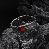 Men's Vintage Link Medical ID Bracelet