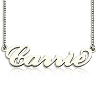 Personalized Script Name Necklace