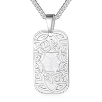 Personalized Medical ID Dog Tag Necklace