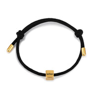 Custom Lettered Stainless Steel Braided Bracelet