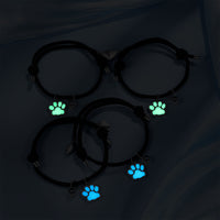 Glow Paw Photo Projection Couple Bracelets