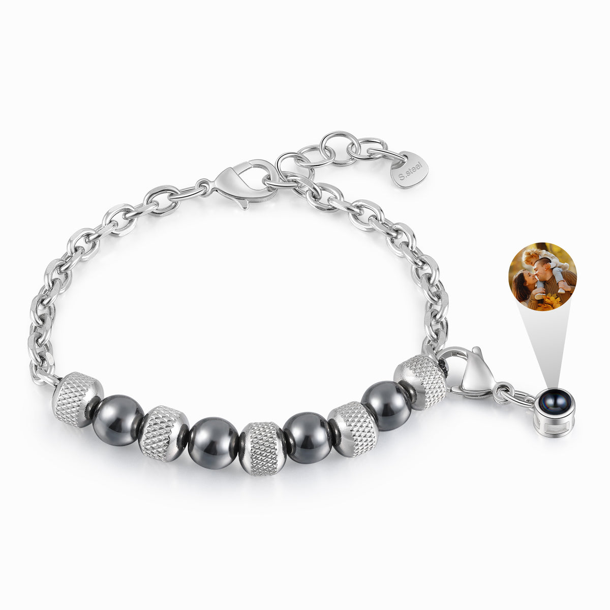 Photo Projection Bead Bracelet