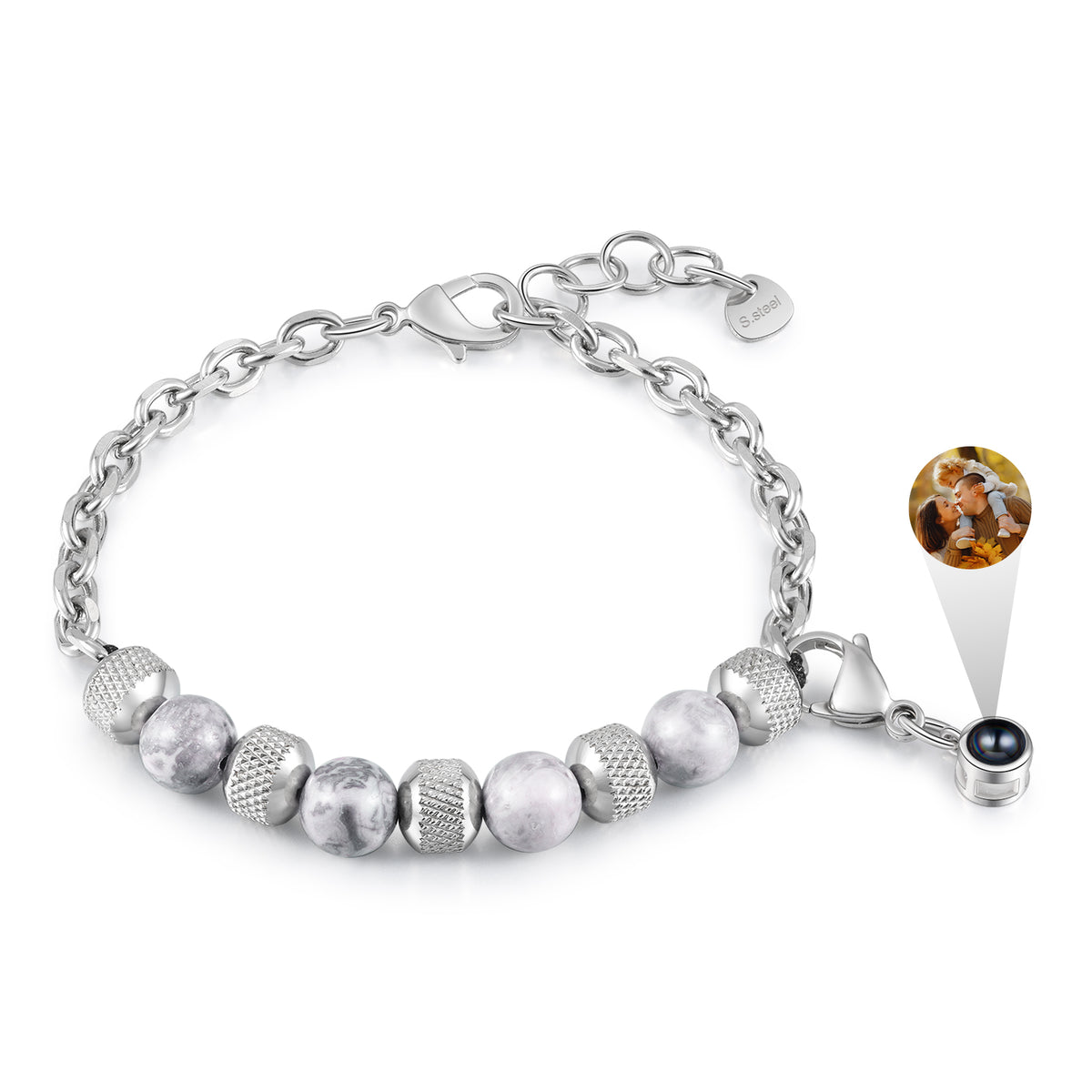 Photo Projection Bead Bracelet