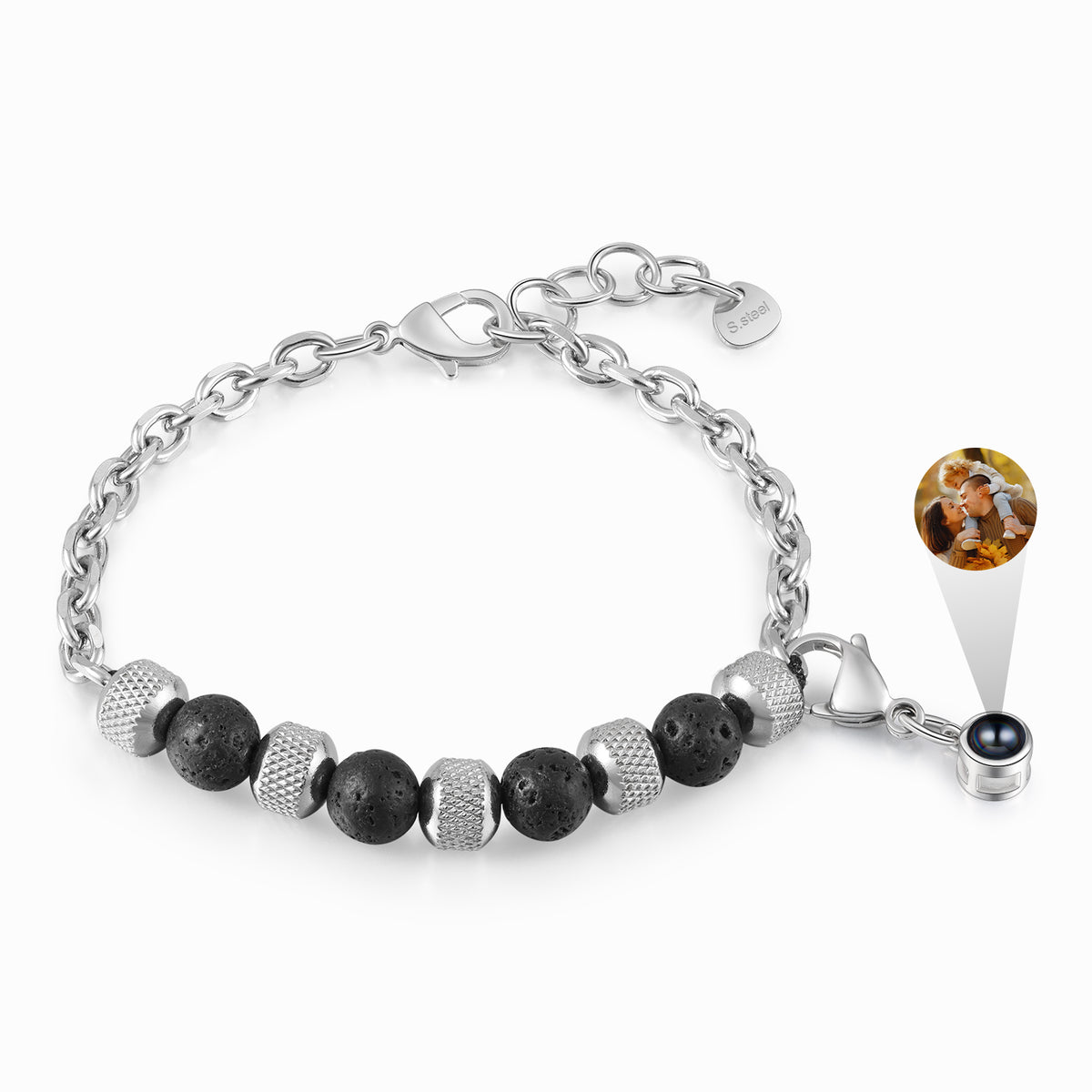 Photo Projection Bead Bracelet
