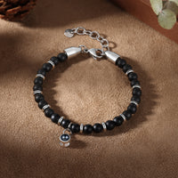 Natural Stone Photo Projection Bead Bracelet