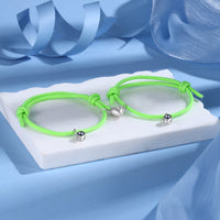 Glow Heart Photo Projection Couple Bracelets