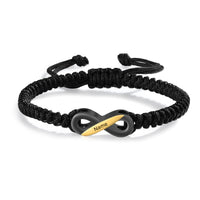 Personalized Name Infinity Braided Bracelet