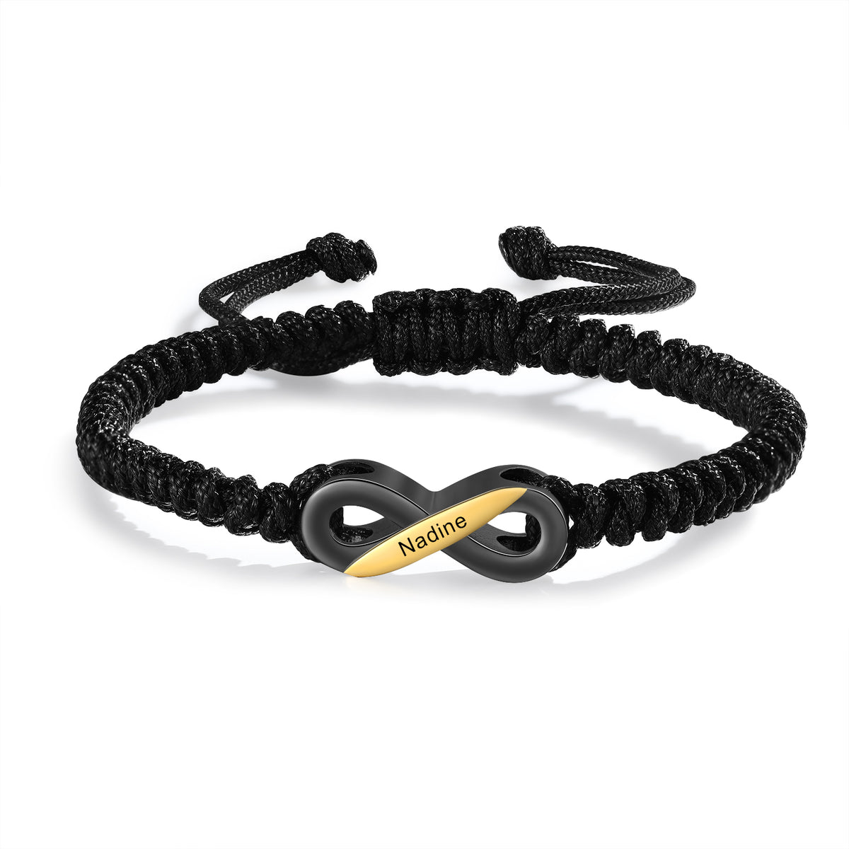 Personalized Name Infinity Braided Bracelet