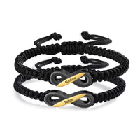 Personalized Name Infinity Braided Bracelet