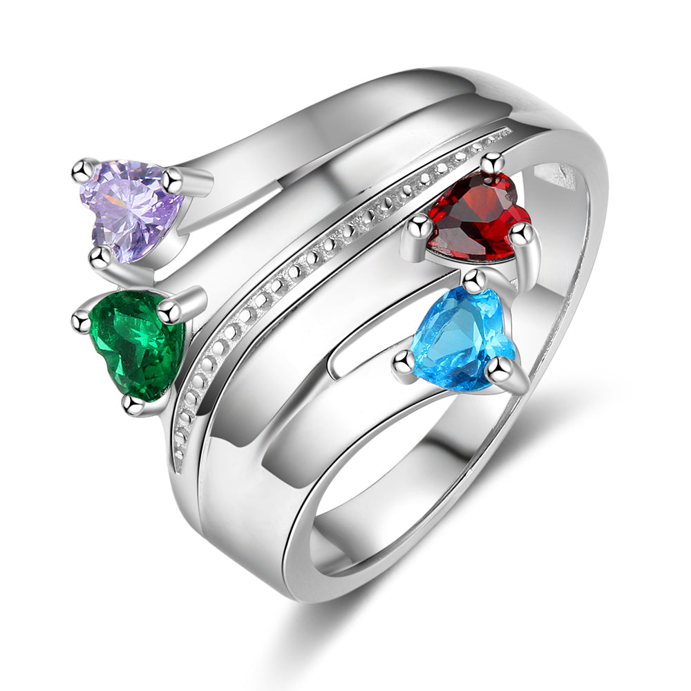 Sterling Silver Birthstone Ring