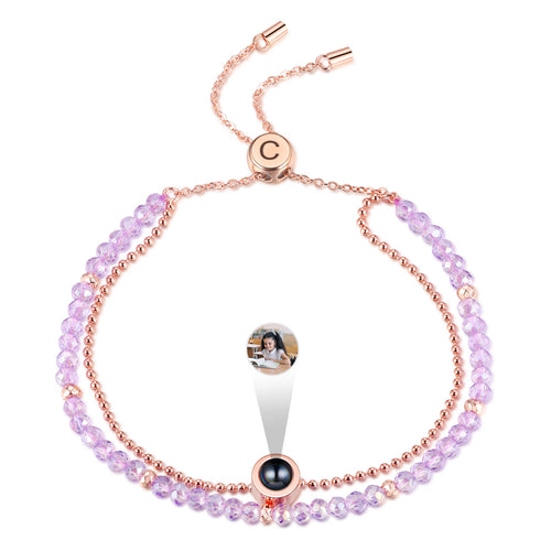 Custom Photo Projection Bracelet with Color Options