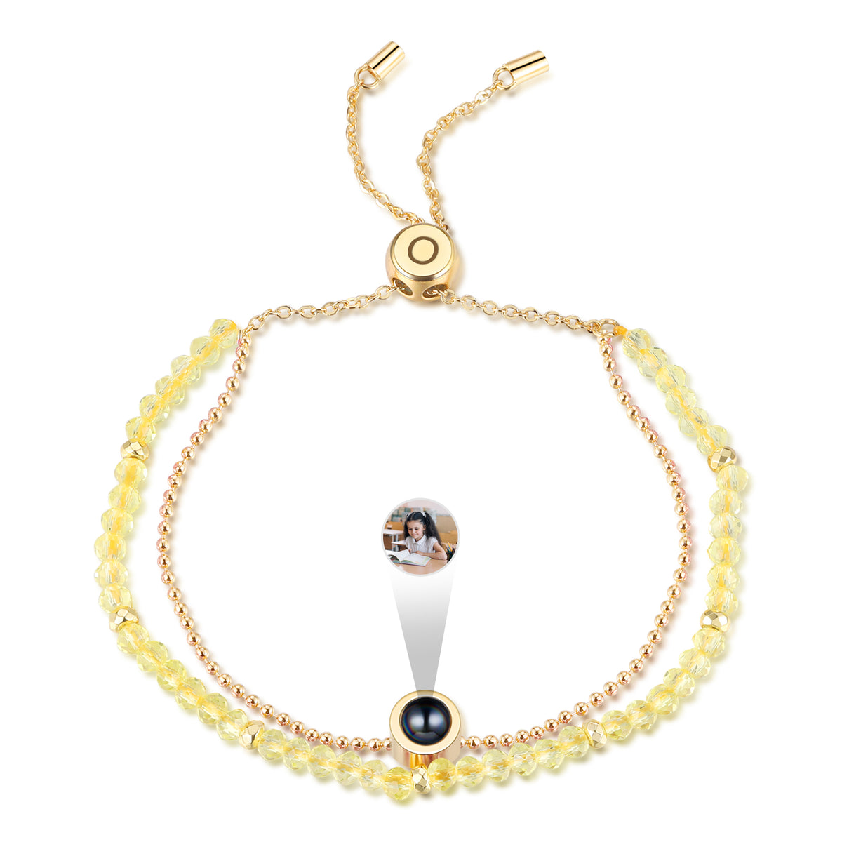 Custom Photo Projection Bracelet with Color Options