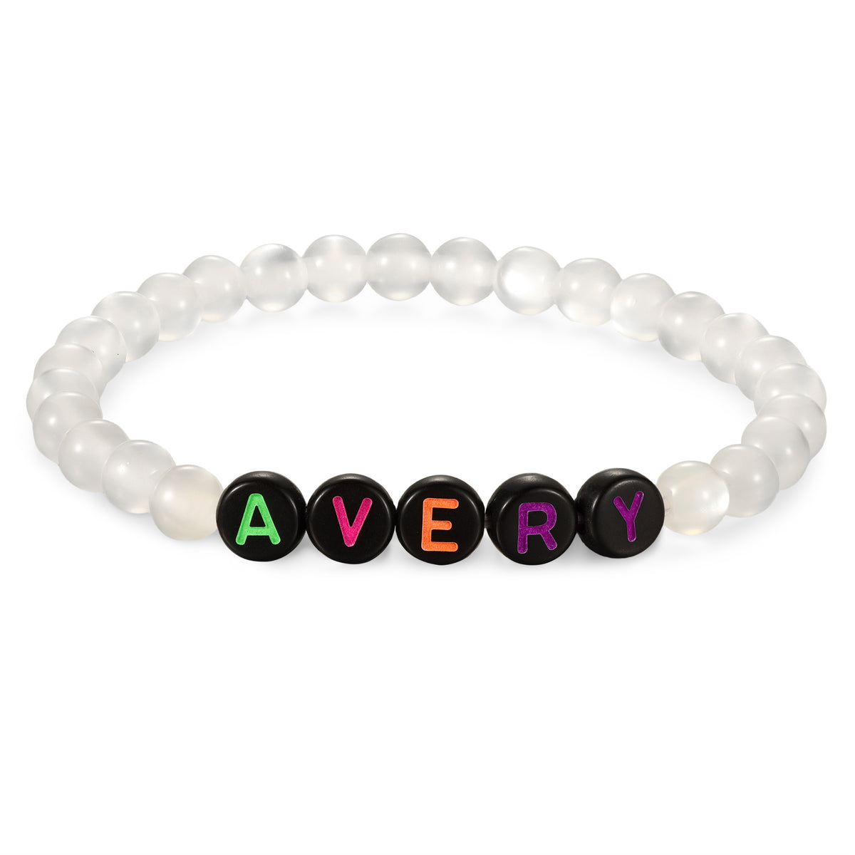 Custom Resin Letter Bracelet