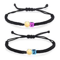 Custom Letter Couple Bracelet