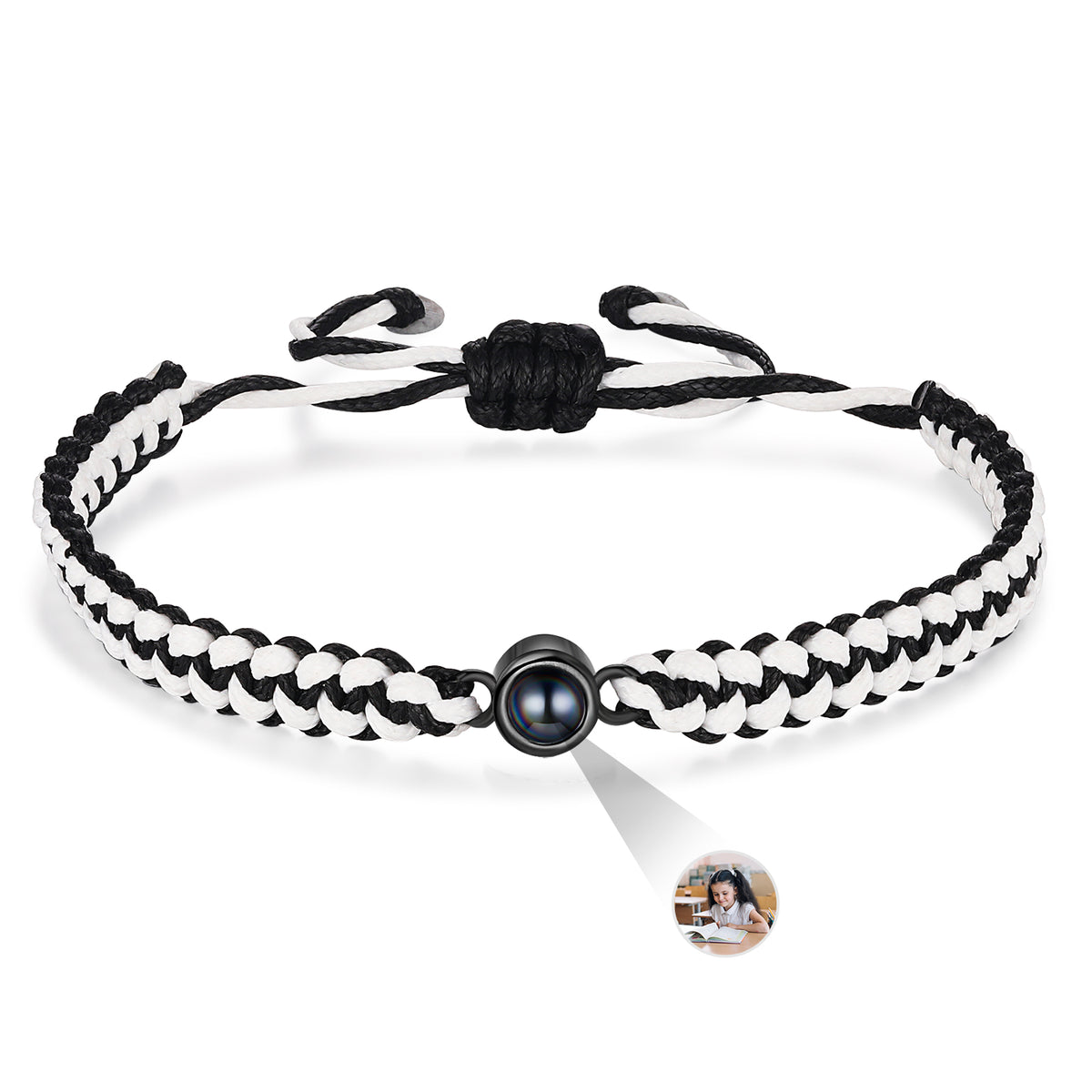 Colorful Rope Photo Projection Bracelet