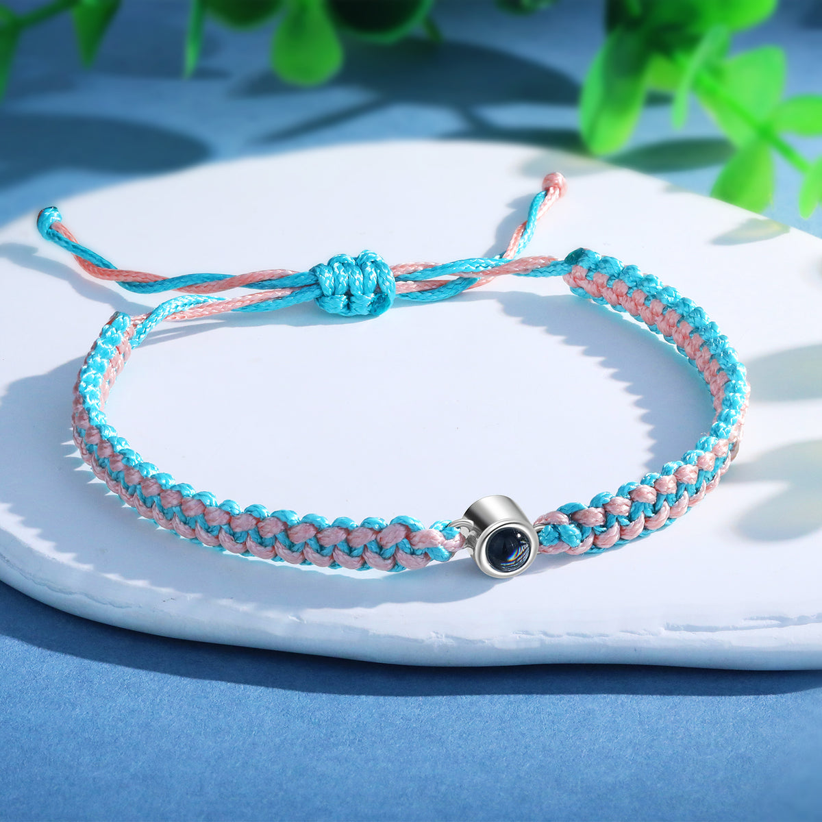 Colorful Rope Photo Projection Bracelet
