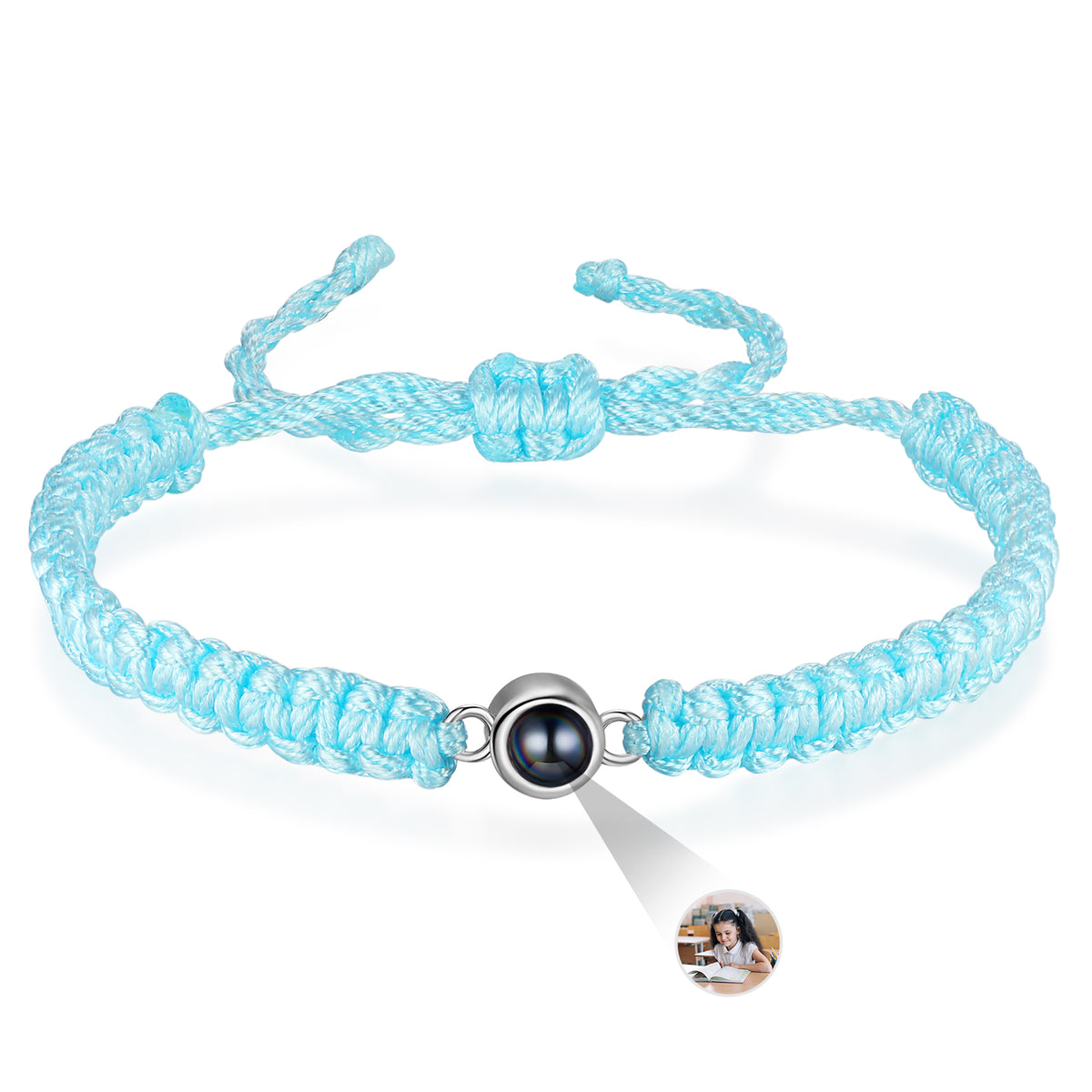 Colorful Rope Photo Projection Bracelet