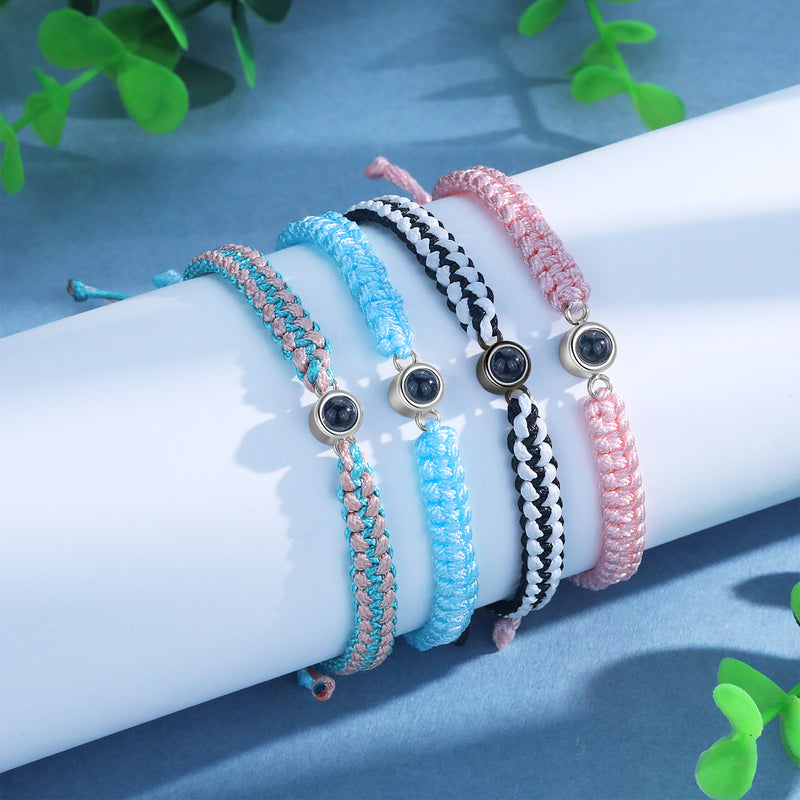 Colorful Rope Photo Projection Bracelet