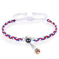 Woven Rope Photo Projection Bracelet