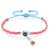 Woven Rope Photo Projection Bracelet