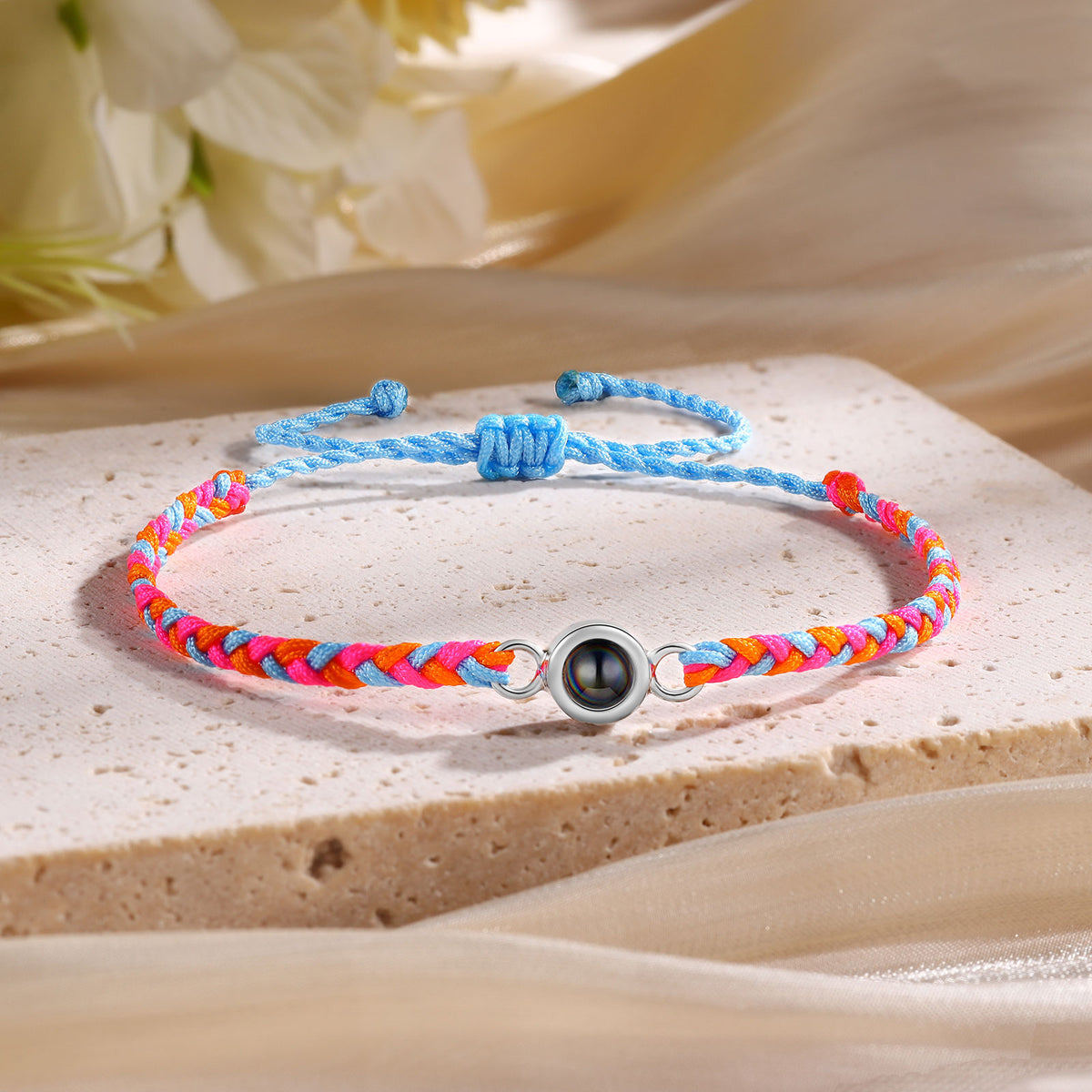 Woven Rope Photo Projection Bracelet