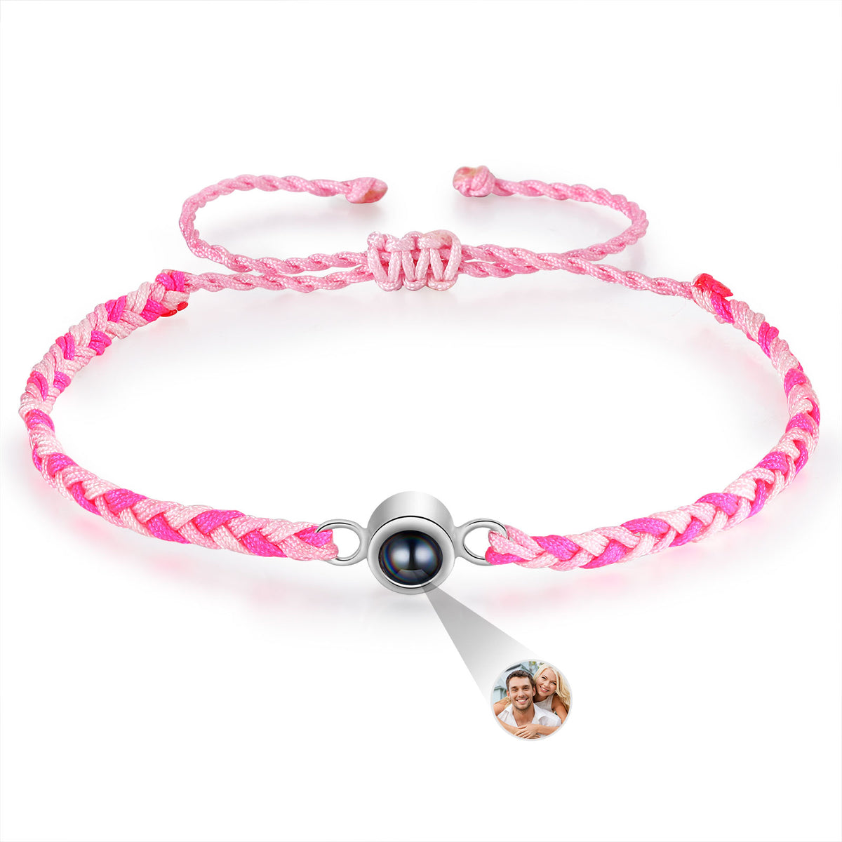 Woven Rope Photo Projection Bracelet
