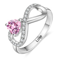 925 Sterling Silver Custom Birthstone Ring