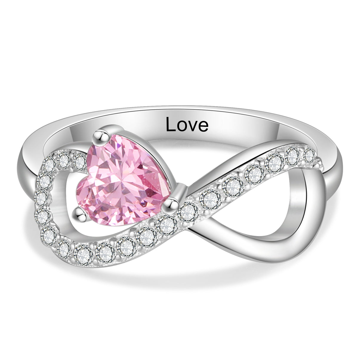 925 Sterling Silver Custom Birthstone Ring