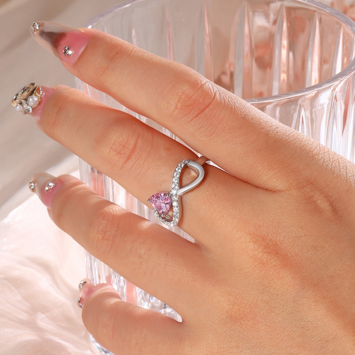 925 Sterling Silver Custom Birthstone Ring
