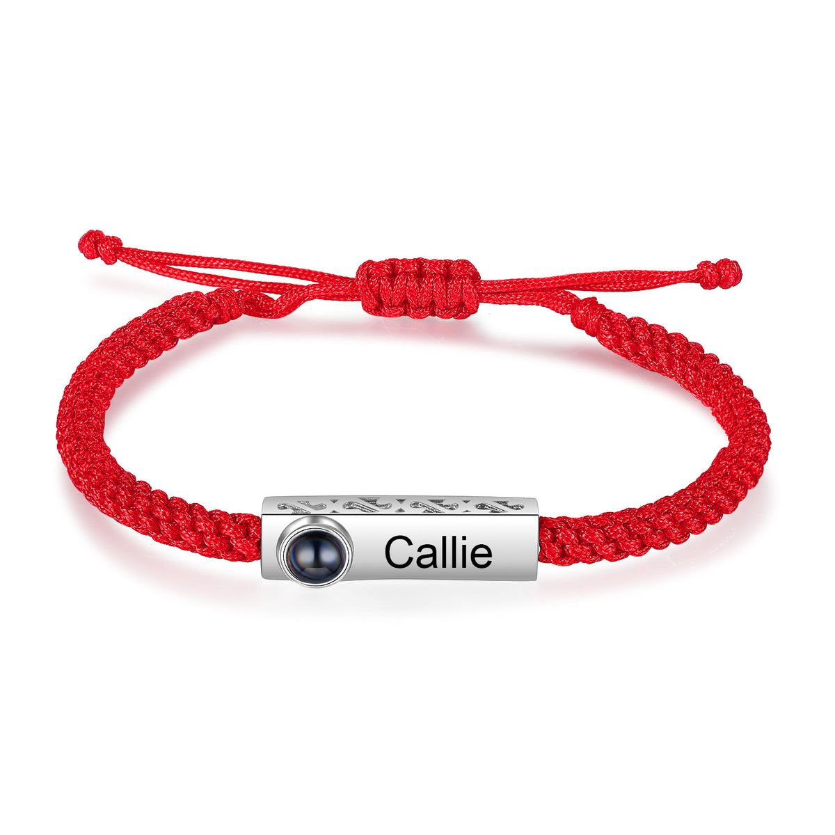 Name Tag Photo Projection Couple Rope Bracelets