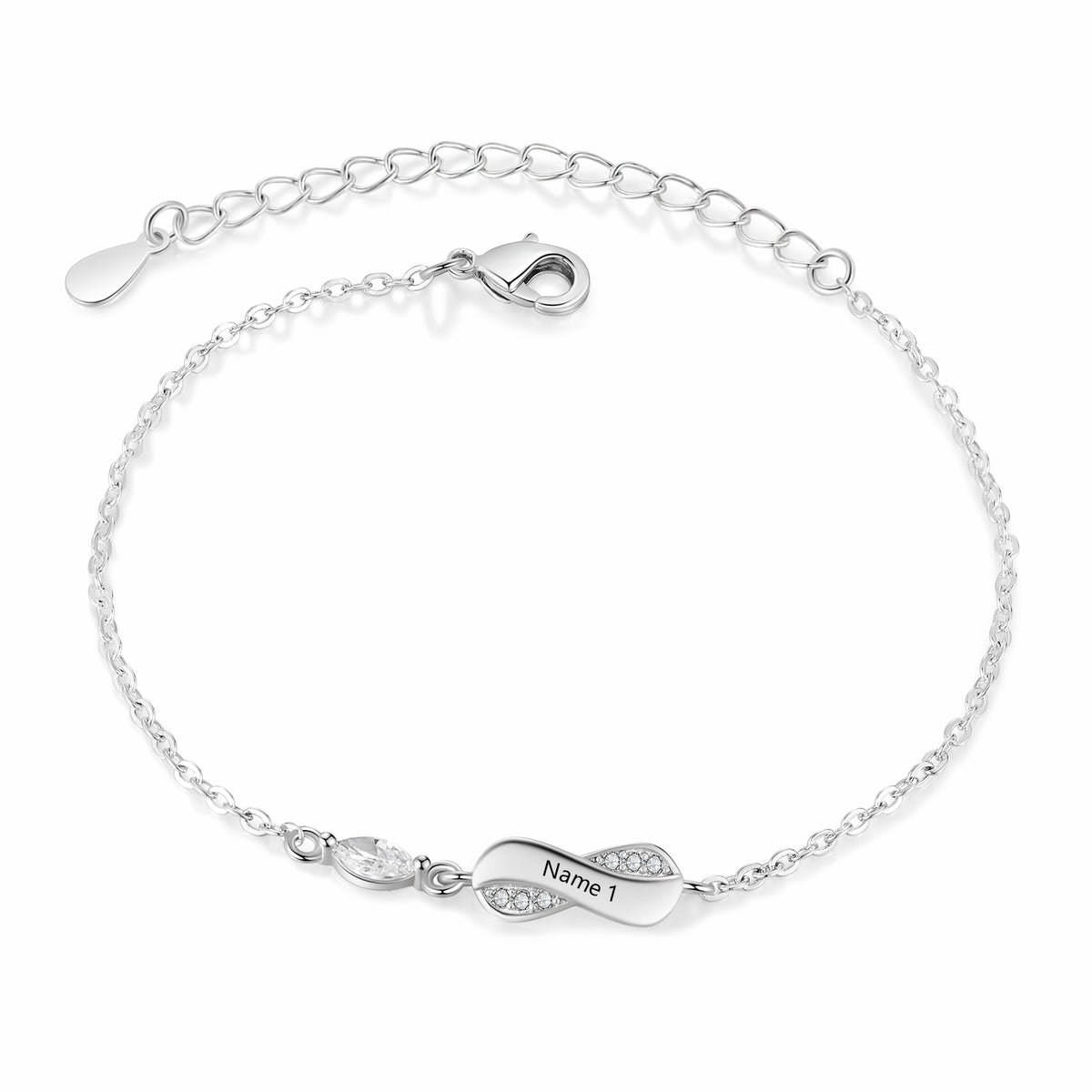 Personalized Infinity Name Bracelet