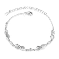 Personalized Infinity Name Bracelet