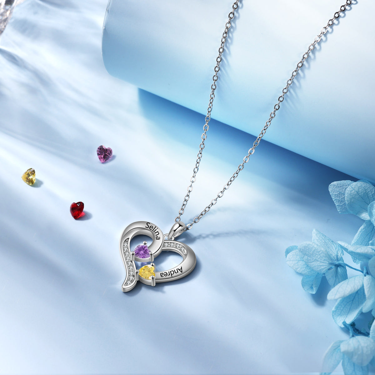 Custom Birthstone Necklace