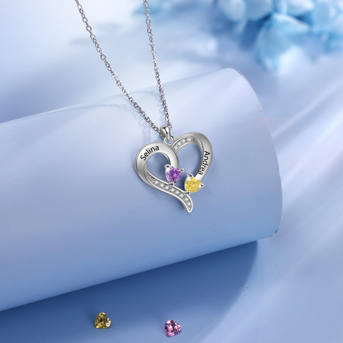 Custom Birthstone Necklace