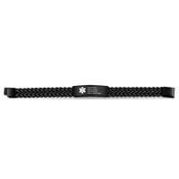 Stainless Steel Mesh Medical ID Bracelet