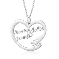 Custom Name Hug Necklace