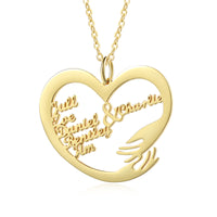 Custom Name Hug Necklace
