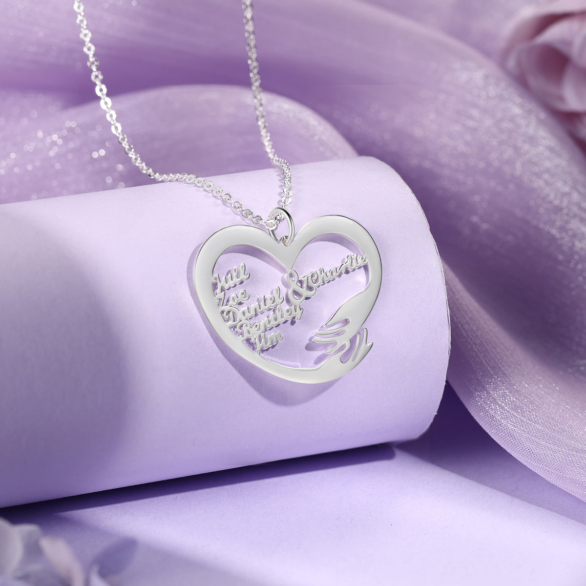 Custom Name Hug Necklace