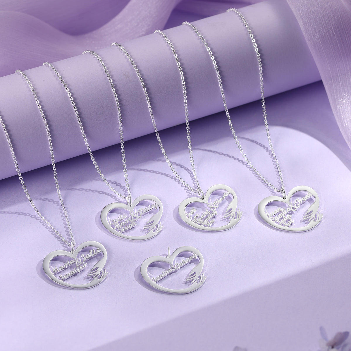 Custom Name Hug Necklace
