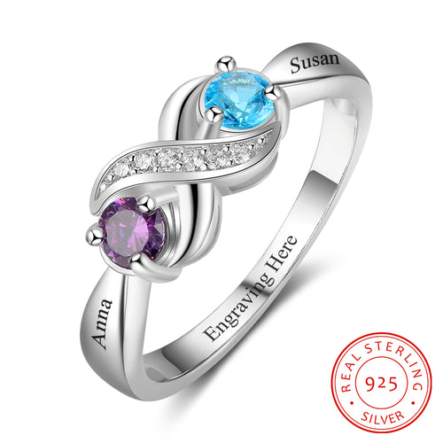 Infinity Crystal Zirconia Ring