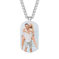 Custom Photo Dog Tag Necklace